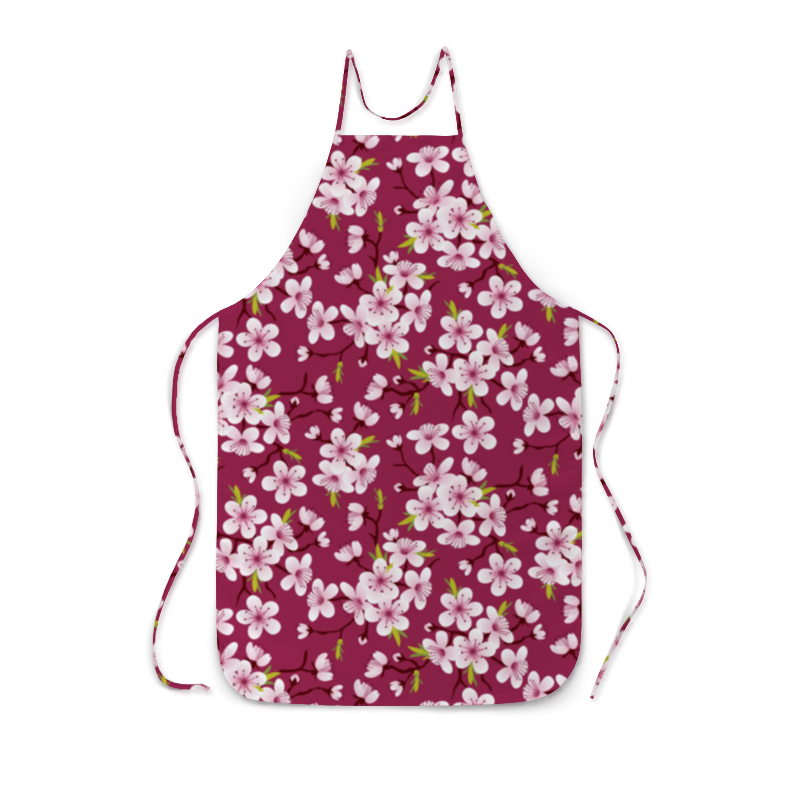 Printio Фартук с полной запечаткой Цветущая вишня printio футболка с полной запечаткой для девочек цветущая вишня