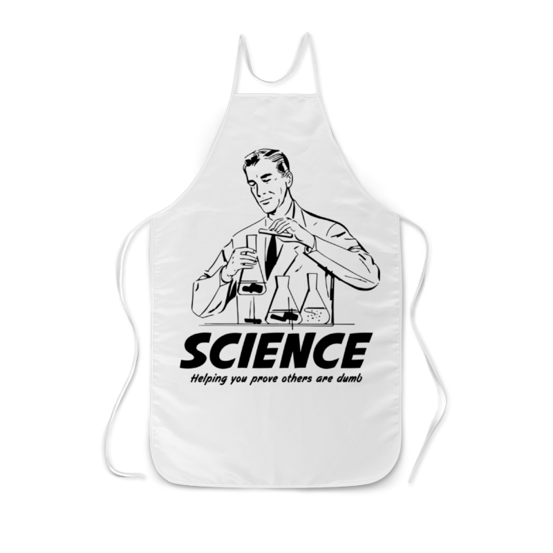 Printio Фартук с полной запечаткой Наука printio футболка с полной запечаткой мужская кровосток наука