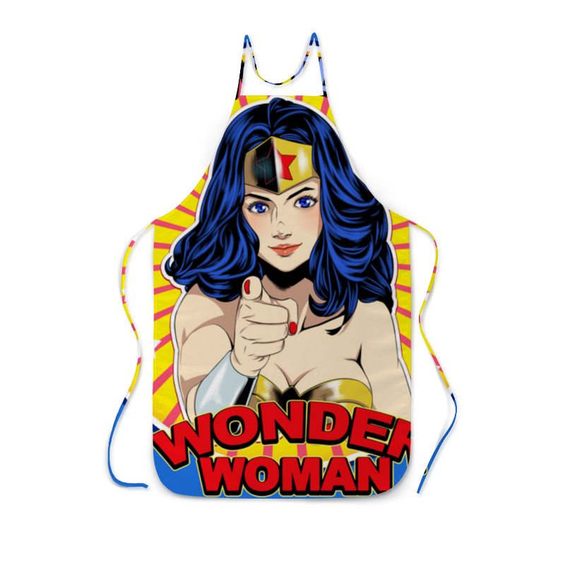 Printio Фартук с полной запечаткой Wonder woman