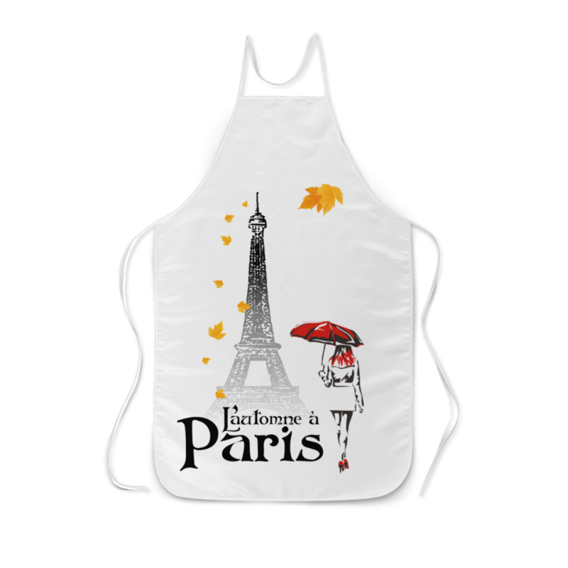 Printio Фартук с полной запечаткой Осень в париже. printio футболка с полной запечаткой женская осень в париже