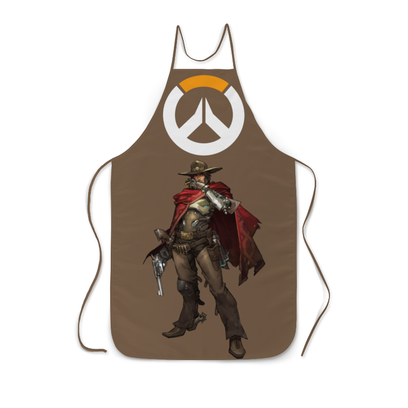 Printio Фартук с полной запечаткой Mccree overwatch / маккри овервотч printio сумка с полной запечаткой mccree overwatch маккри овервотч