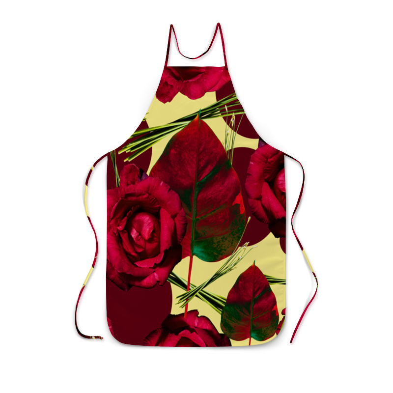Printio Фартук с полной запечаткой Красные розы printio футболка с полной запечаткой женская красные розы