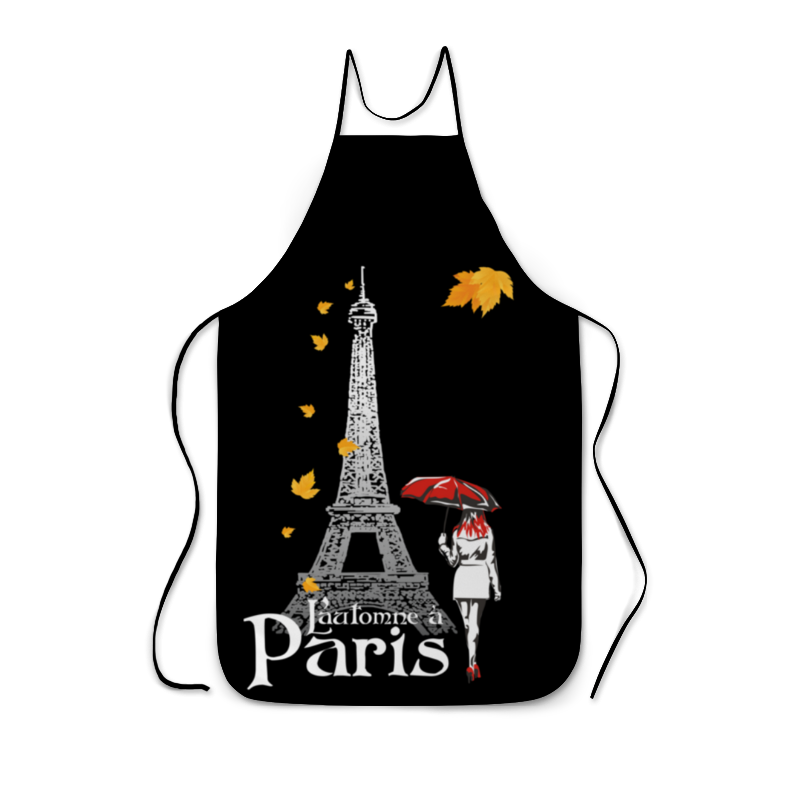 Printio Фартук с полной запечаткой Осень в париже. printio детский свитшот с полной запечаткой осень в париже
