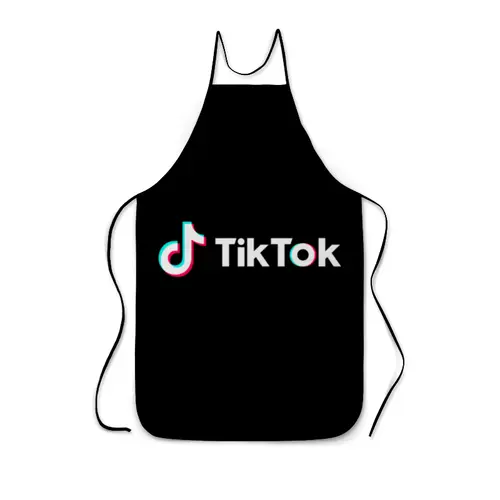 Заказать фартук в Москве. Фартук с полной запечаткой TikTok  от DESIGNER   - готовые дизайны и нанесение принтов.