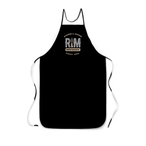 Заказать фартук в Москве. Фартук с полной запечаткой R&M apron от Alcochat - готовые дизайны и нанесение принтов.