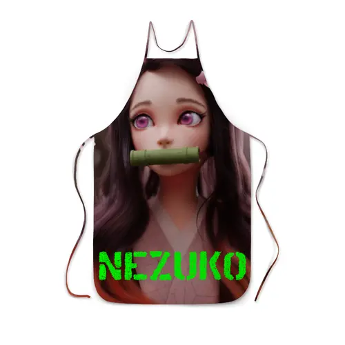 Заказать фартук в Москве. Фартук с полной запечаткой Nezuko от Дана Столыпина - готовые дизайны и нанесение принтов.