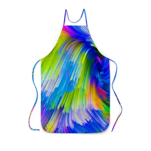 Заказать фартук в Москве. Фартук с полной запечаткой Abstract Rainbow от Дана Столыпина - готовые дизайны и нанесение принтов.