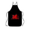 Заказать фартук в Москве. Фартук с полной запечаткой Красный дракон от lissaart@yandex.ru - готовые дизайны и нанесение принтов.