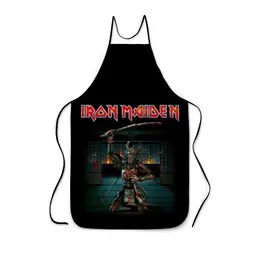 Заказать фартук в Москве. Фартук с полной запечаткой Iron Maiden от Leichenwagen - готовые дизайны и нанесение принтов.