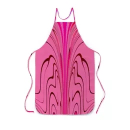 Заказать фартук в Москве. Фартук с полной запечаткой Розовые волны от Alexey Evsyunin - готовые дизайны и нанесение принтов.
