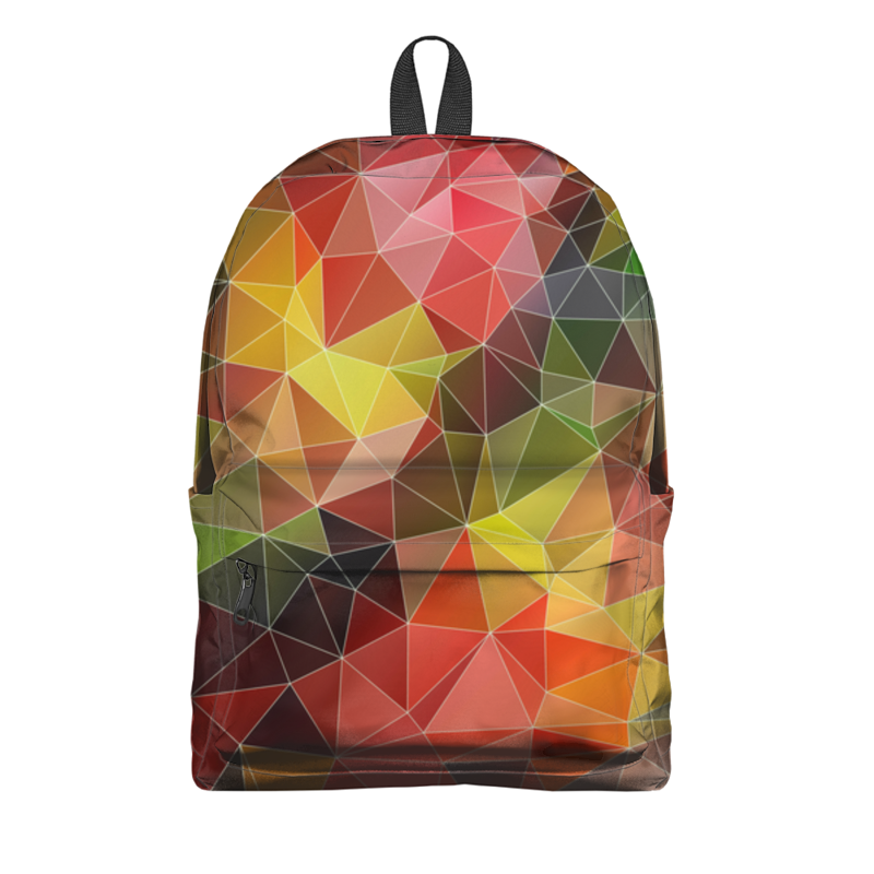 printio рюкзак 3d пестрые тропики Printio Рюкзак 3D Пестрые треугольники
