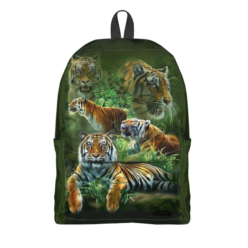 printio рюкзак 3d тигры живая природа Printio Рюкзак 3D Тигры. живая природа