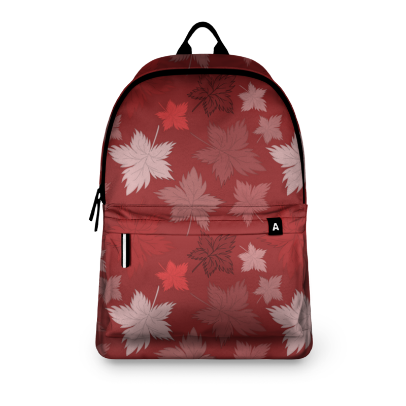 Printio Рюкзак 3D Кленовые листья - бордо женский дутый стеганный рюкзак 1232 бордо