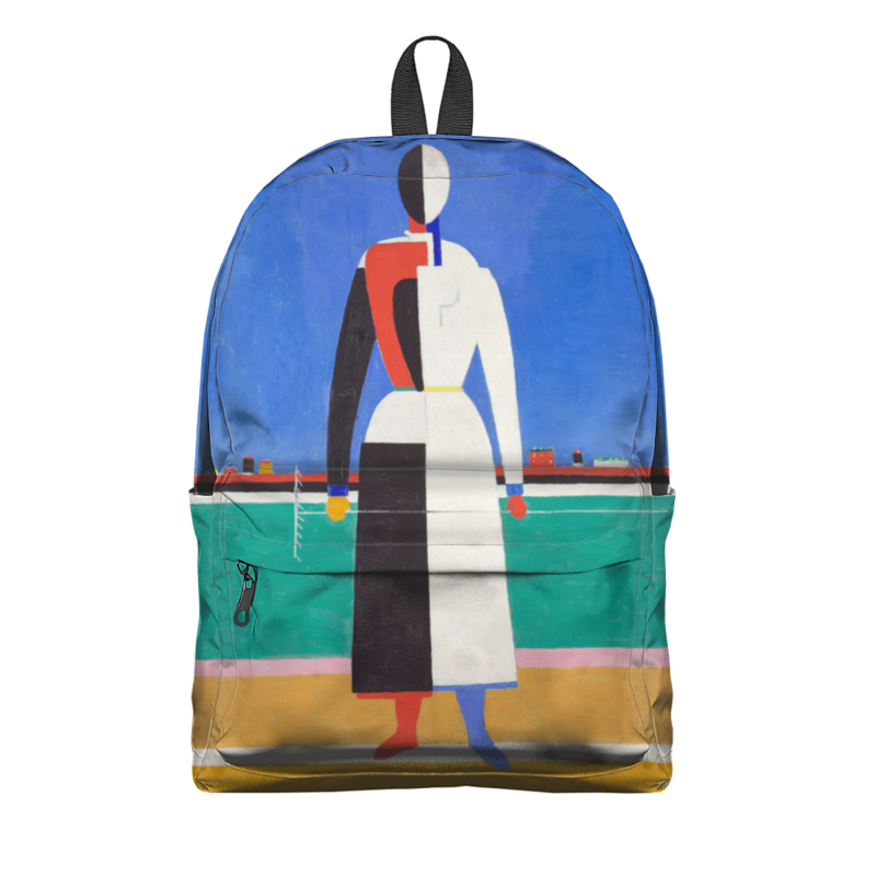 Printio Рюкзак 3D Женщина с граблями (картина малевича) printio рюкзак мешок с полной запечаткой женщина с граблями картина малевича