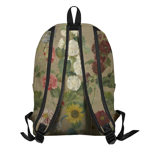 Заказать рюкзак в Москве. Рюкзак 3D Цветы (картина Эжена Делакруа) от trend - готовые дизайны и нанесение принтов.