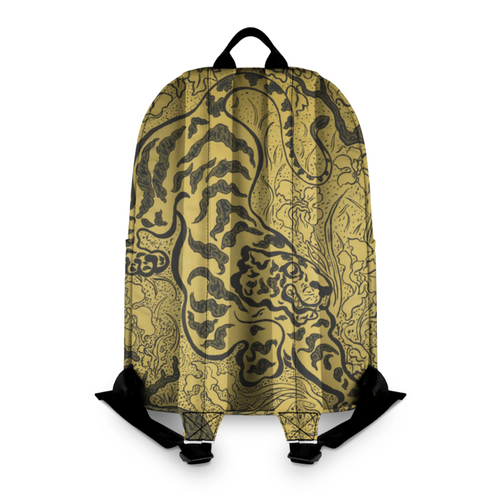 Заказать рюкзак в Москве. Рюкзак 3D Тигр в джунглях (Поль-Элье Рансон) от trend - готовые дизайны и нанесение принтов.