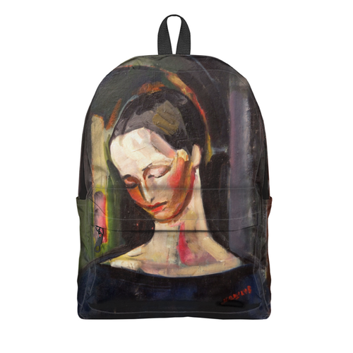 Заказать рюкзак в Москве. Рюкзак 3D Женский портрет (картина Ильи Машкова) от trend - готовые дизайны и нанесение принтов.