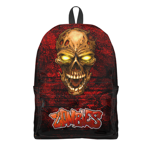 Заказать рюкзак в Москве. Рюкзак 3D Zombie Skull от balden - готовые дизайны и нанесение принтов.