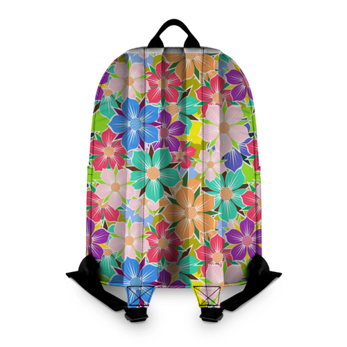Заказать рюкзак в Москве. Рюкзак 3D Floral Design от balden - готовые дизайны и нанесение принтов.