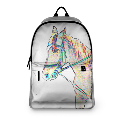 Заказать рюкзак в Москве. Рюкзак 3D Лошадь. Horse от Aidizaina  - готовые дизайны и нанесение принтов.