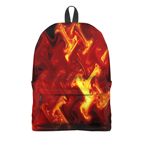 Заказать рюкзак в Москве. Рюкзак 3D Огненный узор от THE_NISE  - готовые дизайны и нанесение принтов.