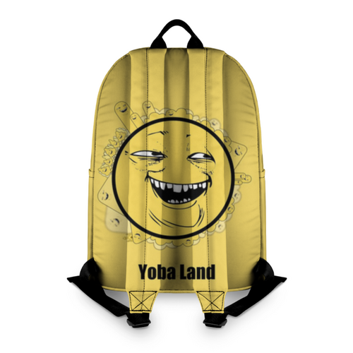 Заказать рюкзак в Москве. Рюкзак 3D Yoba-фейс от YellowCloverShop - готовые дизайны и нанесение принтов.