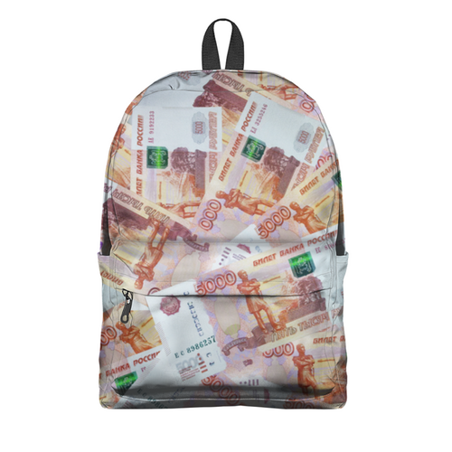 Заказать рюкзак в Москве. Рюкзак 3D Деньги от THE_NISE  - готовые дизайны и нанесение принтов.