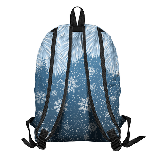 Заказать рюкзак в Москве. Рюкзак 3D Снежинки от THE_NISE  - готовые дизайны и нанесение принтов.