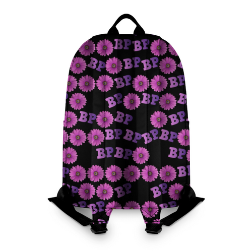 Заказать рюкзак в Москве. Рюкзак 3D Blackpink розовый цветок от nionilla - готовые дизайны и нанесение принтов.