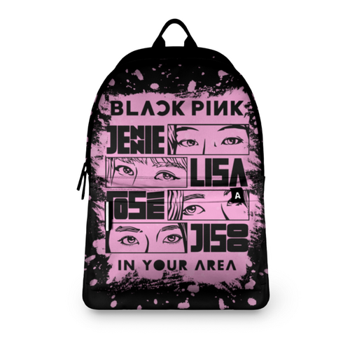 Заказать рюкзак в Москве. Рюкзак 3D BLACKPINK от geekbox - готовые дизайны и нанесение принтов.