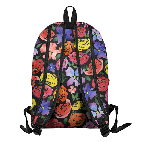 Заказать рюкзак в Москве. Рюкзак 3D цветочки от THE_NISE  - готовые дизайны и нанесение принтов.