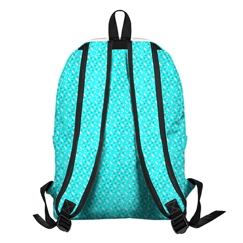 Заказать рюкзак в Москве. Рюкзак 3D Голубой узор от valezar - готовые дизайны и нанесение принтов.
