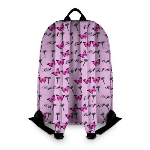 Заказать рюкзак в Москве. Рюкзак 3D Blackpink лайтстик (бабочка) от nionilla - готовые дизайны и нанесение принтов.