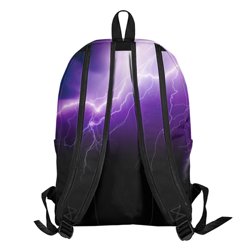 Заказать рюкзак в Москве. Рюкзак 3D Кот и молния  от THE_NISE  - готовые дизайны и нанесение принтов.