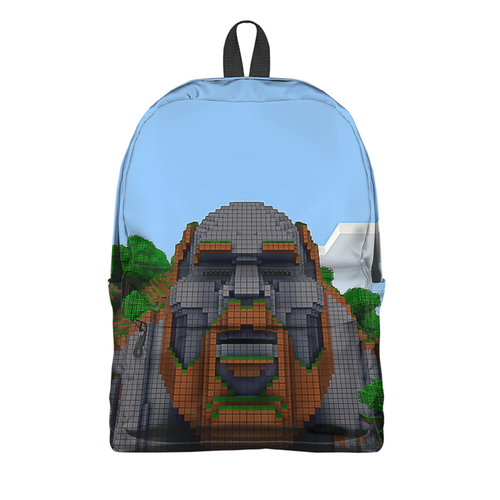 Заказать рюкзак в Москве. Рюкзак 3D Minecraft   от T-shirt print  - готовые дизайны и нанесение принтов.
