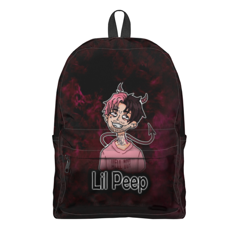 Заказать рюкзак в Москве. Рюкзак 3D Lil Peep  от weeert - готовые дизайны и нанесение принтов.