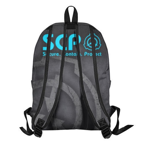 Заказать рюкзак в Москве. Рюкзак 3D SCP Foundation от geekbox - готовые дизайны и нанесение принтов.
