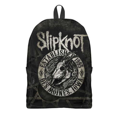 Заказать рюкзак в Москве. Рюкзак 3D Slipknot от geekbox - готовые дизайны и нанесение принтов.