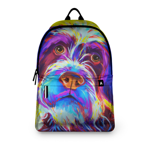 Заказать рюкзак в Москве. Рюкзак 3D Собака от THE_NISE  - готовые дизайны и нанесение принтов.