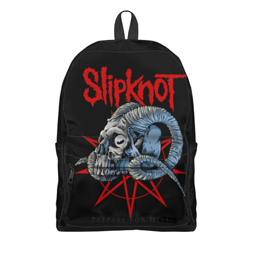 Заказать рюкзак в Москве. Рюкзак 3D Slipknot от geekbox - готовые дизайны и нанесение принтов.