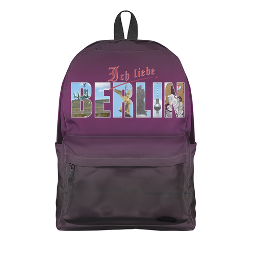 Заказать рюкзак в Москве. Рюкзак 3D На память о Берлине от Andy Quarry - готовые дизайны и нанесение принтов.