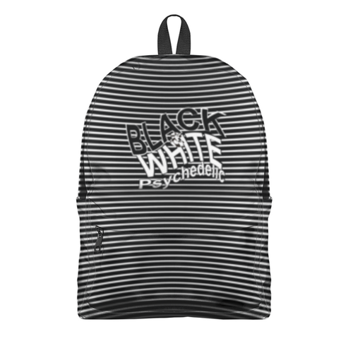 Заказать рюкзак в Москве. Рюкзак 3D Черно-белая психоделика. от Zorgo-Art  - готовые дизайны и нанесение принтов.