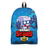 Заказать рюкзак в Москве. Рюкзак 3D BRAWL STARS 8-BIT от geekbox - готовые дизайны и нанесение принтов.