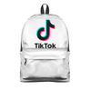 Заказать рюкзак в Москве. Рюкзак 3D TikTok  от DESIGNER   - готовые дизайны и нанесение принтов.