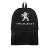 Заказать рюкзак в Москве. Рюкзак 3D PEUGEOT от DESIGNER   - готовые дизайны и нанесение принтов.