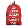 Заказать рюкзак в Москве. Рюкзак 3D «Keep calm...» (remake)  от Andy Quarry - готовые дизайны и нанесение принтов.
