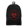 Заказать рюкзак в Москве. Рюкзак 3D Biohazard от THE_NISE  - готовые дизайны и нанесение принтов.