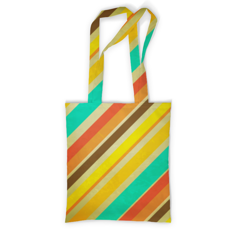 Printio Сумка с полной запечаткой Полосатая абстракция printio сумка с полной запечаткой разноцветные перья