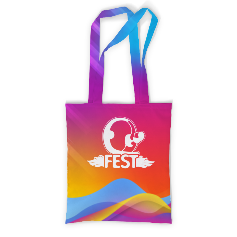 Printio Сумка с полной запечаткой Q-fest color bag цена и фото