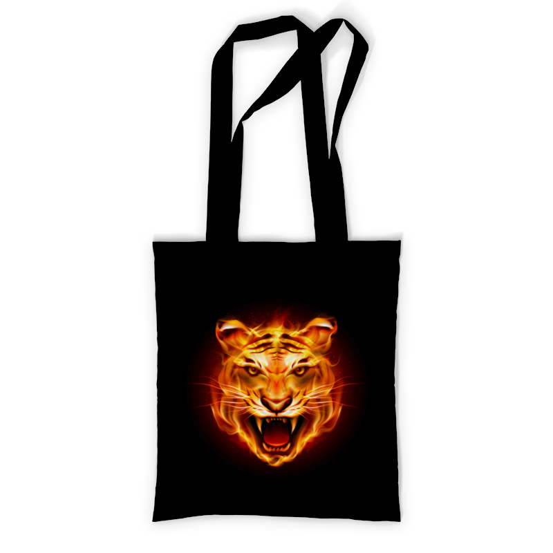 Printio Сумка с полной запечаткой Огненный тигр. printio сумка с полной запечаткой огненный тигр
